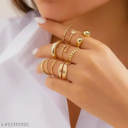 Set of 10 Midi Finger Rings